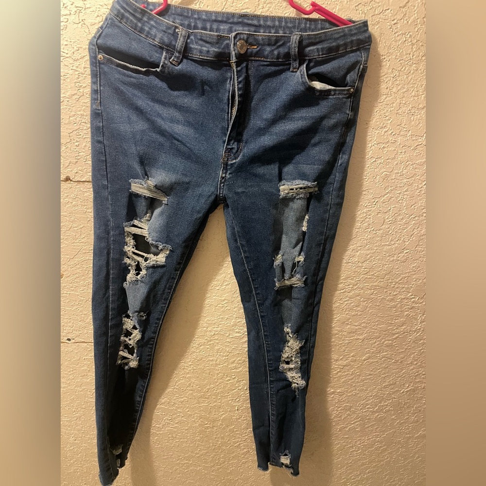 Womens ripped jeans